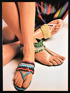 David Montgomery 1967 Sandals, Giusti, Mary Quant Stockings, Louis Quatorze... 5 pages, 5 pages