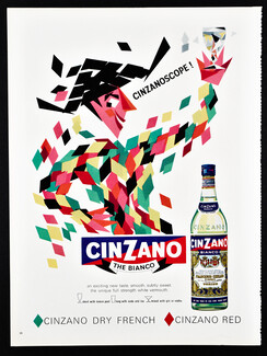 Cinzano 1965 Cinzanoscope, Harlequin