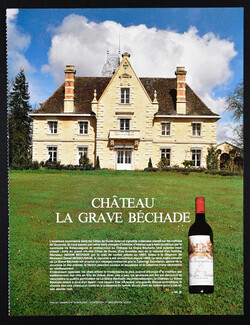 Château La Grave Béchade 1987 Bordeaux Wine