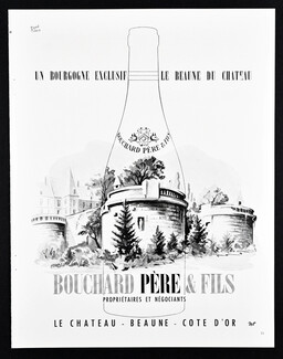 Bouchard Père et Fils (Wine) 1949 Bourgogne, Beaune, René Ravo