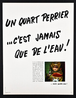 Perrier (Water) 1969 Un quart Perrier