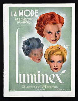Luminex (Dyes for Hair) 1936 Hairstyle