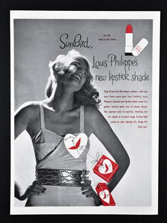 Louis Philippe (Cosmetics) 1946 SunBird, Lipstick
