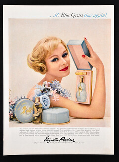 Elizabeth Arden 1959 Blue Grass, Perfume, Powder