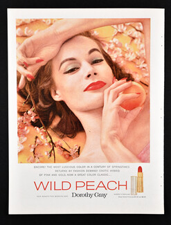 Dorothy Gray 1959 Wild Peach, Lipstick, Nail Polish