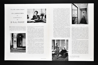 Dr N. G. Payot 1951 Les Laboratoires et l'Institut, 3 pages, 3 pages