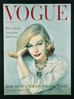 Vogue (USA) 1958 November 15, Van Cleef & Arpels, Cover Only