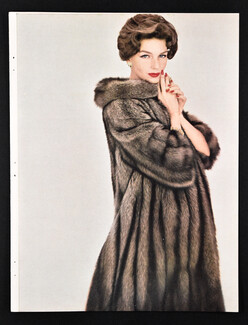 Ritter (Fur Clothing) 1958 Cartier Jewelry, Photo Karen Radkai