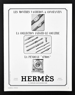Hermès (Watches) 1939 Jaeger-leCoultre, Atmos & Vacheron et Constantin
