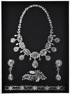 Séduisants carats, 1963 - Chaumet, Collier de diamants, Photo Seeberger