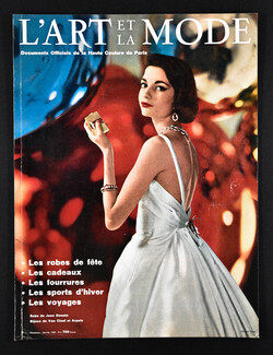 Jean Dessès 1957 Van Cleef & Arpels, L'Art et la Mode Cover Only, Photo Georges Saad
