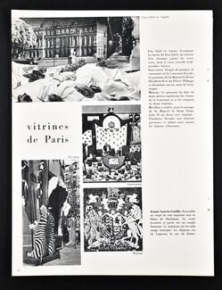 Vitrines de Paris, 1957 - Shop Window, Van Cleef & Arpels, Revillon, Innovation, Moreux