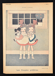 Les Poupées Préférées, 1917 - Jean Ray Girls, Alsacian Doll