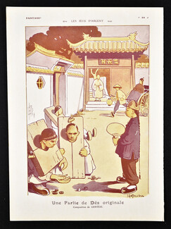 Une Partie de Dés originale, 1912 - Henri Gervèse Chinese