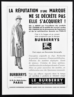 Burberrys 1957 Meilleur Imperméable du Monde