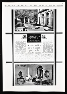 Carlton Hotel in Washington 1927
