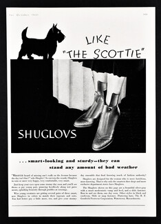 The B. F. Goodrich Footwear Corporation Shuglovs (Shoes) 1931 Scottish Terrier