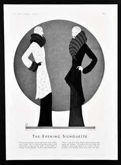 Molyneux, Chéruit 1931 The Evening Silhouette, Reynaldo Luza