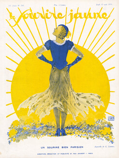 Le Sourire Jaune, Un Sourire Bien Parisien, 1931 - Georges Léonnec Yellow Smile