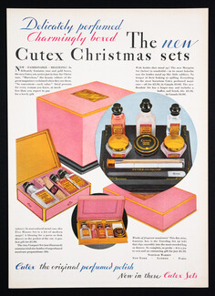 Cutex 1940 (circa) Christmas Sets