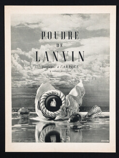 Lanvin (Cosmetics) 1948 Poudre parfumée à l'Arpège, Photo Kefer