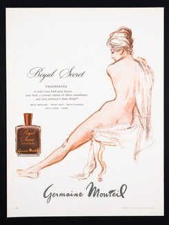 Germaine Monteil 1962 Bath Perfume, Royal Secret