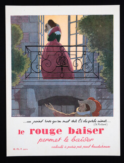 Le Rouge Baiser 1947 André Edouard Marty, Edmond Rostand