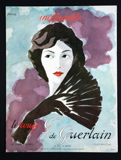 Guerlain 1958 Darcy, Le Rouge G, Lipstick, 93 rue de Passy