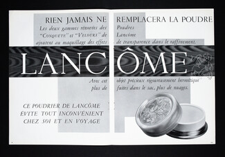 Lancôme (Cosmetics) 1957 Rien jamais ne remplacera la poudre