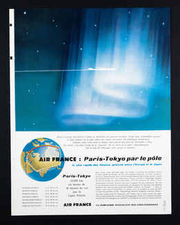Air France 1958 Paris-Tokyo par le pôle