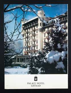 Palace Hotel Gstaad 1982 Suisse