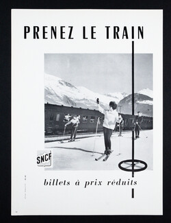 SNCF (Train Company) 1961 Prenez le train, Ski