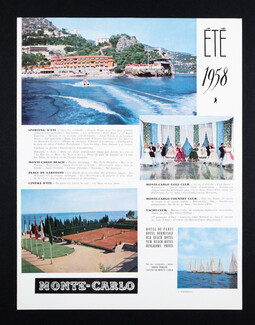 Monte Carlo 1958 Sporting d'été