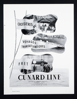 Cunard Line (Ship Company) 1955