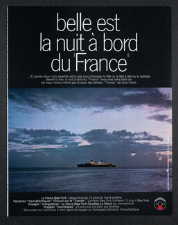 Transat (Ship Company) 1969 Le "France" Ocean Liner