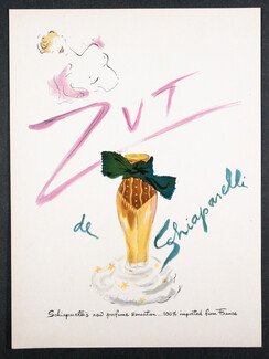 Schiaparelli (Perfumes) 1948 Zut, Marcel Vertès (english version)