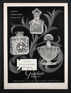 Guerlain (Perfumes) 1956 Shalimar, L'Heure Bleue, Vol de Nuit