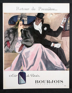 Bourjois (Perfumes) 1946 Soir de Paris, Pierre Mourgue