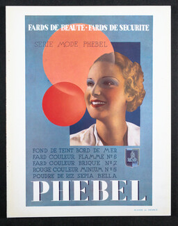 Phebel (Cosmetics) 1935 Fards de beauté