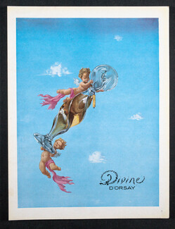 D'Orsay (Perfumes) 1947 Divine, Dominique Fircsa (version B logo)