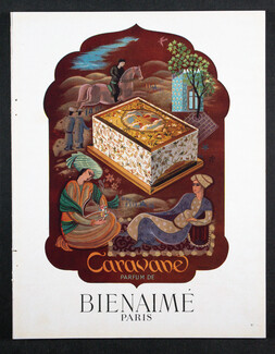 Bienaimé (Perfumes) 1945 Sultan, Caravane Orientalism Oriental