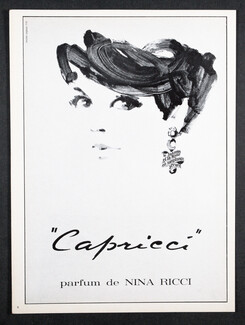 Nina Ricci (Perfumes) 1966 "Capricci", Nicolas Sagesse