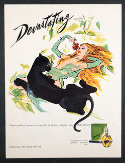 Parfums Anjou 1944 "Devastating" Black Panther