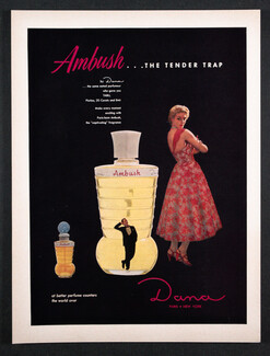 Dana (Perfumes) 1955 Ambush The Tender Trap