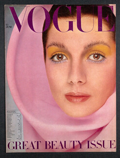 Vogue UK 1969 June Cover Great Beauty Issue