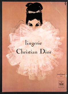Christian Dior (Lingerie) 1963 René Gruau
