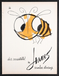 Hanes (Stockings) 1961 Bee, Bobri