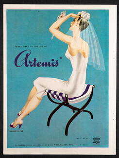 Artemis (Lingerie) 1946 Major Felten, Nightgown