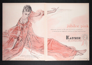 Kayser (Lingerie) 1955 Jubilee Pink, Nightdress