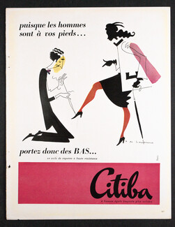 Citiba (Stockings) 1947 Raymond de Lavererie